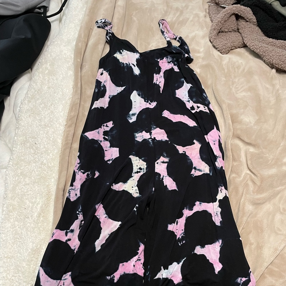 Torrid Tie Dye Sleeveless Culottes Wide Leg Jumpsuit